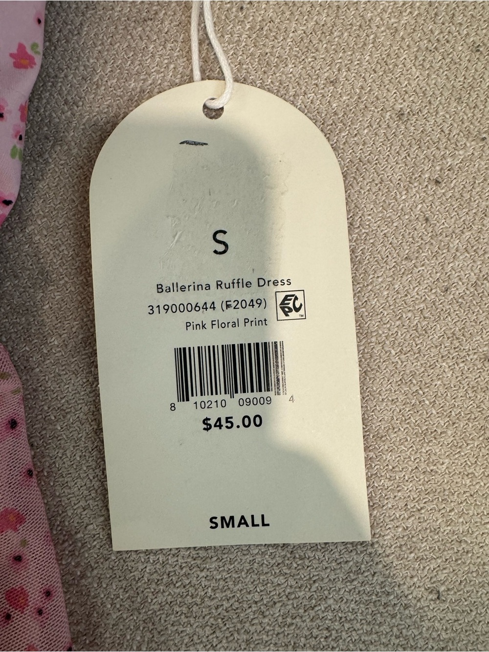Blogilates Ballerina Ruffle Dress - Pink Floral Print, NWT - Picture 12 of 13